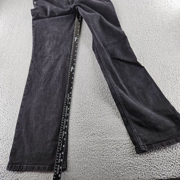 Wrangler Jeans Womens 13 Black Bootcut Stretch Mid Rise Western - Picture 10 of 15